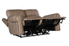 Image of Maxwell Camel "Quick Ship" ZERO GRAVITY Wall hugger Power Leather Reclining Loveseat-OUT OF STOCK UNTIL 7/15/24