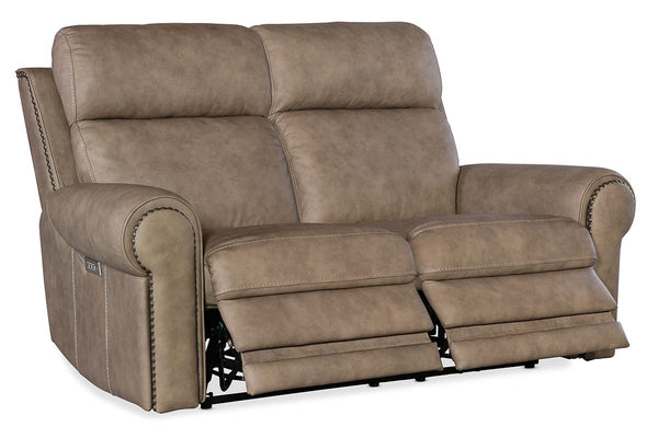Maxwell Camel "Quick Ship" ZERO GRAVITY Wall Hugger Reclining Leather Living Room Furniture Collection