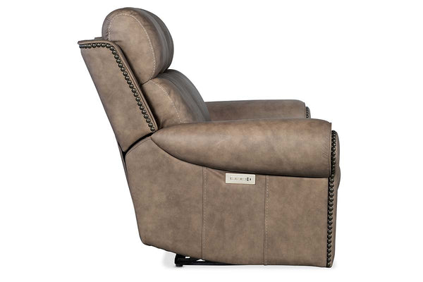 Maxwell Camel "Quick Ship" ZERO GRAVITY Wall Hugger Reclining Leather Living Room Furniture Collection