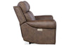 Image of Maxwell Bark "Quick Ship" ZERO GRAVITY Wall Hugger Power Leather Reclining Loveseat