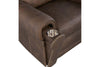 Image of Maxwell Bark Leather "Quick Ship" Wall Hugger 3-Way Power Recliner
