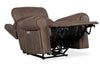 Image of Maxwell Bark "Quick Ship" ZERO GRAVITY Wall Hugger Reclining Leather Living Room Furniture Collection