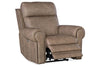 Image of Maxwell Camel Leather "Quick Ship" Wall Hugger 3-Way Power Recliner