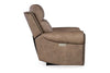 Image of Maxwell Camel Leather "Quick Ship" Wall Hugger 3-Way Power Recliner - OUT OF STOCK UNTIL 7/15/24