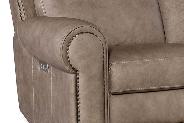 Maxwell Camel "Quick Ship" ZERO GRAVITY Wall Hugger Reclining Leather Living Room Furniture Collection