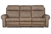 Image of Maxwell Camel "Quick Ship" ZERO GRAVITY Wall Hugger Reclining Leather Living Room Furniture Collection