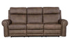 Image of Maxwell Bark 90" Inch "Quick Ship" ZERO GRAVITY Wall Hugger Power Leather Reclining Sofa-  OUT OF STOCK UNTIL 7/15/24