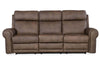 Image of Maxwell Bark 90" Inch "Quick Ship" ZERO GRAVITY Wall Hugger Power Leather Reclining Sofa