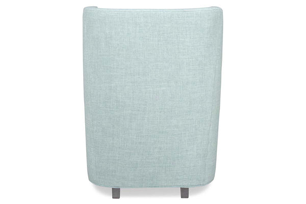 Megan 8-Way Hand Tied Fabric Pillow Back Wingback Accent Chair