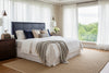 Image of Mercer "Designer Style" Leather Panel Headboard