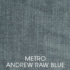 Armstrong Raw Blue 96 Inch Chesterfield