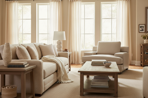 Metropolitan Modern Track Arm Leather Club Chair & 1/2