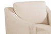 Image of Mia Ash "Quick Ship" Slipcovered SWIVEL Accent Chair