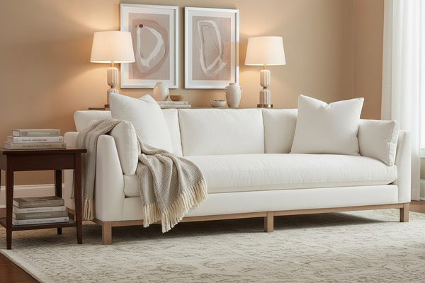Mila I 90 Inch Fabric Sofa