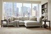 Image of Mila Two Piece Bench Cushion Contemporary Sectional Sofa