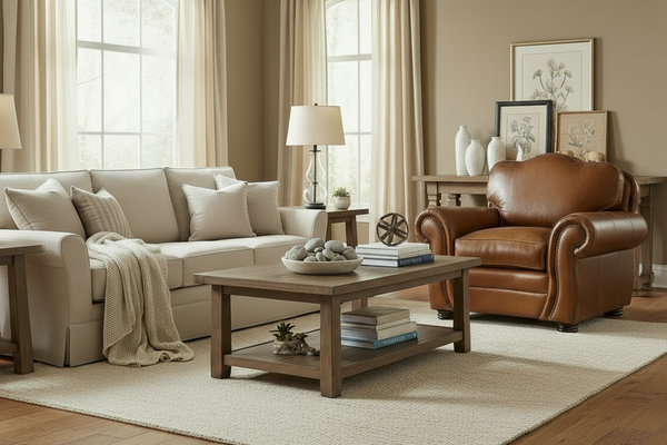 Milo Traditional Leather Club Chair With Nailheads