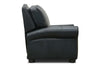 Image of Milo Traditional Leather Rolled Arm Club Chair Recliner
