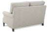 Image of Miranda 60 Inch 8-Way Hand Tied Transitional Fabric Loveseat With Inset Rolled Arms