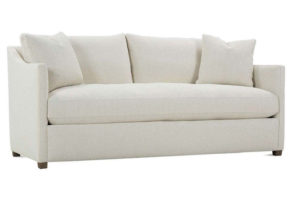 Nash 82 Inch Two Cushion Or Single Bench Seat Fabric Apartment Sofa