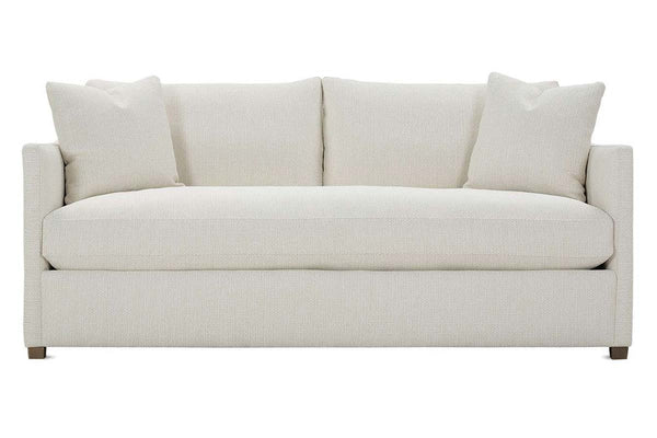 Nash 82 Inch Two Cushion Or Single Bench Seat Fabric Apartment Sofa