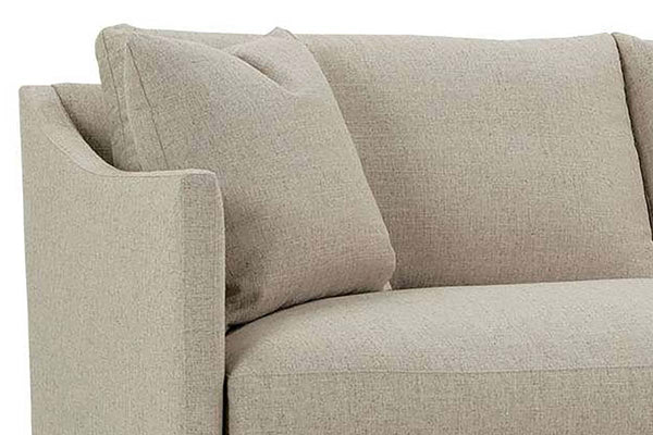 Nash 92 Inch Two Cushion Or Single Bench Seat Fabric Apartment Sofa