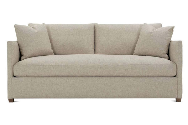Nash 92 Inch Two Cushion Or Single Bench Seat Fabric Apartment Sofa