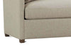 Image of Nash 92 Inch Two Cushion Or Single Bench Seat Fabric Apartment Sofa