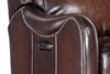Image of Nate Vortex Dual Power "Quick Ship" Leather Transitional Recliner