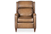 Image of Nate Nature Dual Power "Quick Ship" Leather Transitional Recliner