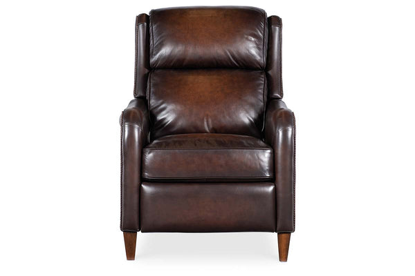 Nate Vortex Dual Power "Quick Ship" Leather Transitional Recliner