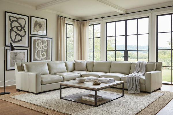 Nelson Contemporary Three Piece Sectional (As Configured)