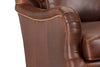 Image of Nottingham Leather English Arm Pillow Back Accent Arm Chair