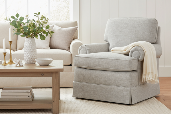 Olive 8-Way Hand Tied Traditional Rolled Arm Sofa Collection With Shallow Seat