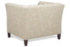 Image of Opal Traditional 8-Way Hand Tied Tufted Fabric Shelter Arm Chair