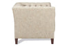 Image of Opal Traditional 8-Way Hand Tied Tufted Fabric Shelter Arm Chair