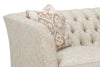 Image of Opal Traditional 62 Inch 8-Way Hand Tied Tufted Fabric Shelter Arm Loveseat