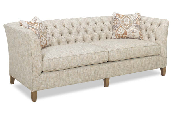 Opal Traditional 8-Way Hand Tied Shelter Arm Sofa Collection With Tufted Back