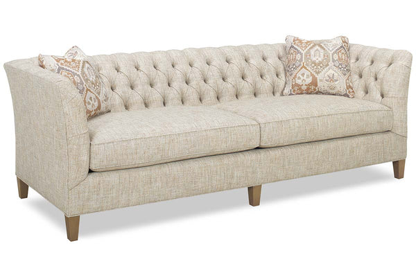 Opal Traditional 8-Way Hand Tied Shelter Arm Sofa Collection With Tufted Back