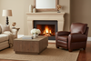Image of Orleans Leather Club Style Living Room Furniture Collection