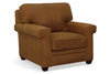 Image of Oscar Transitional Leather Livingroom Chair