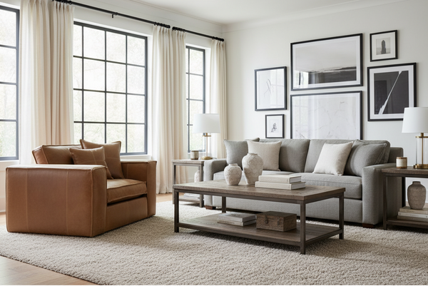 Otto Modern Leather Furniture Collection