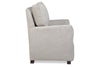 Image of Paige Fabric "Hybrid" Pillow Back Track Arm Chair With Power Footrest