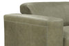 Image of Palmer 94 Inch Modern Leather Two Cushion Track Arm Sofa