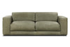 Image of Palmer Modern Leather Track Arm Sofa Collection