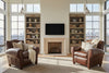 Image of Parisian Camel Back Leather Reclining Chair