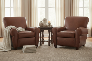 Parker Leather Club Chair Recliner - Luxurious Comfort With Classic Design