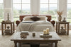Image of Parker 83.5 Inch 3 Cushion Leather Queen Sleeper Sofa Manhattan Style