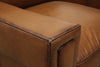 Image of Patton Modern Leather Track Arm Sofa Collection
