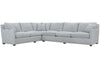 Image of Paulette Track Arm Fabric Sectional Sofa