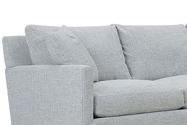 Paulette Track Arm Fabric Sectional Sofa